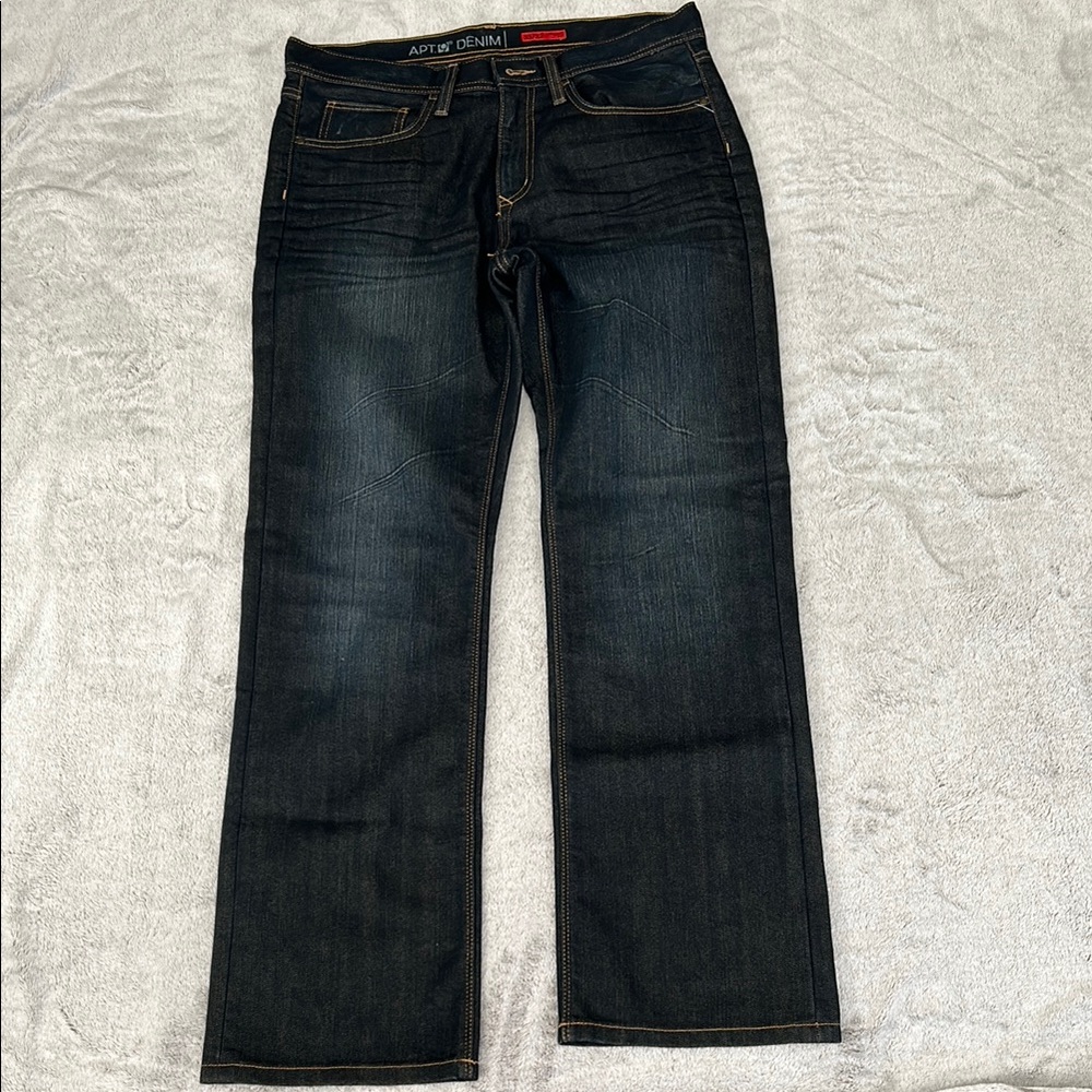 Apt. 9 Dark Denim Straight Fit Jeans